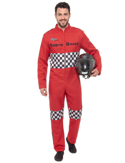 Disfraz piloto de carreras hombre
