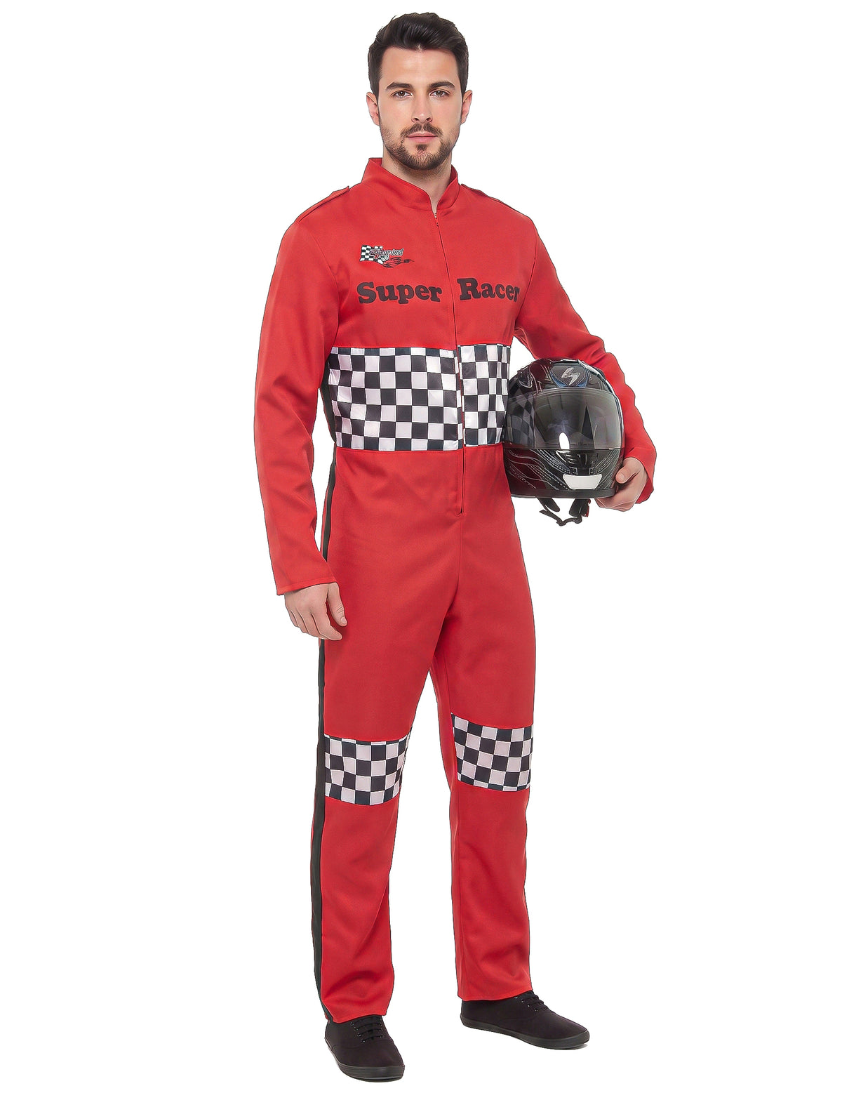 Disfraz piloto de carreras hombre