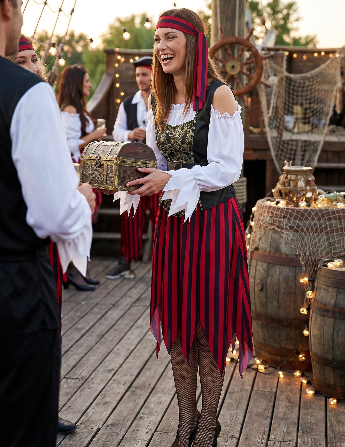 Disfraz de pirata gipsy mujer