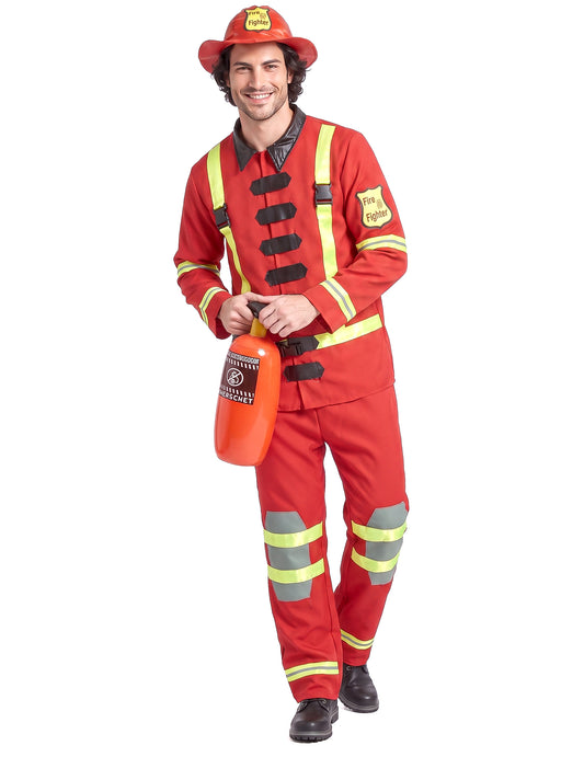 Disfraz bombero hombre