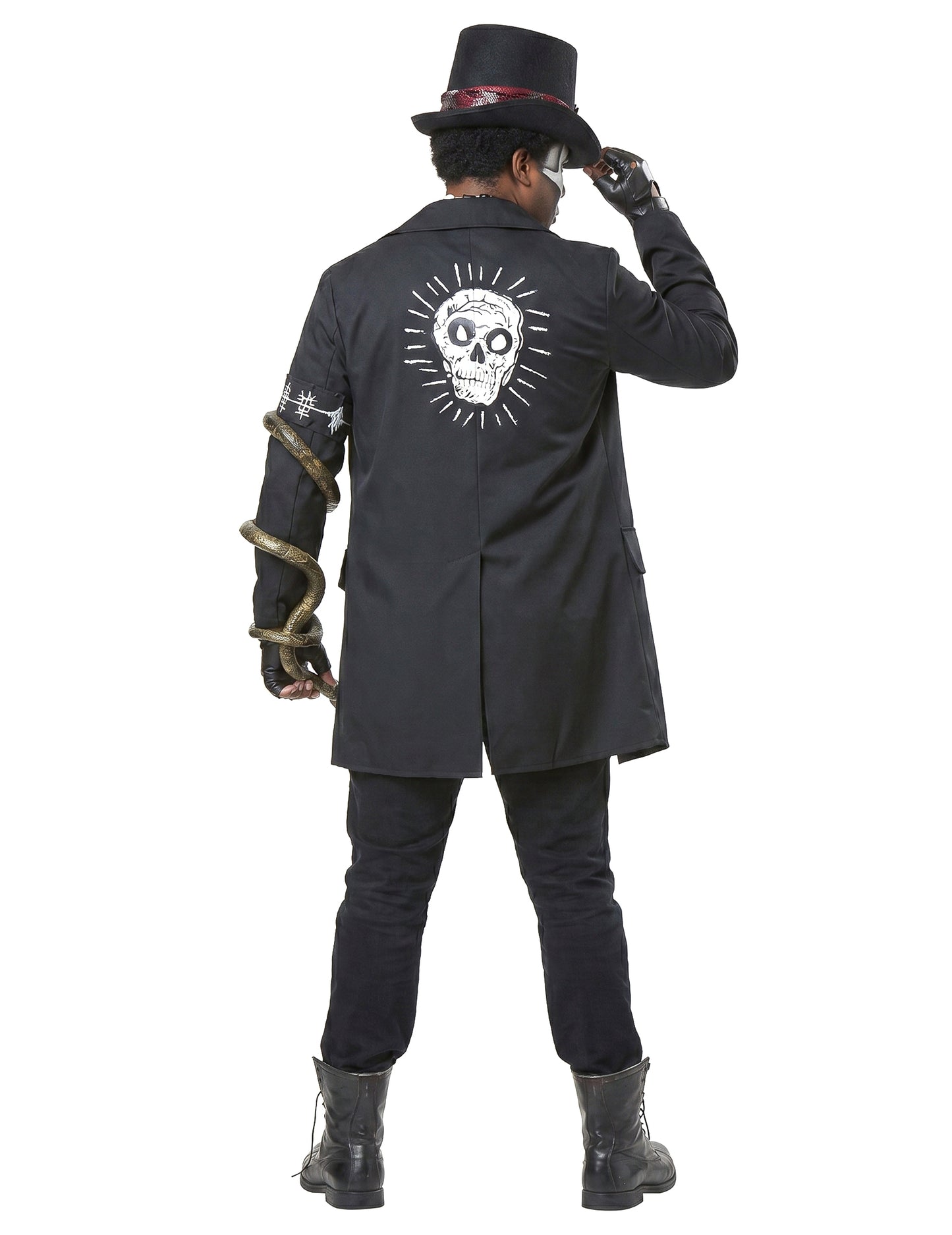 Disfraz de padre vudu talla grande - hombre