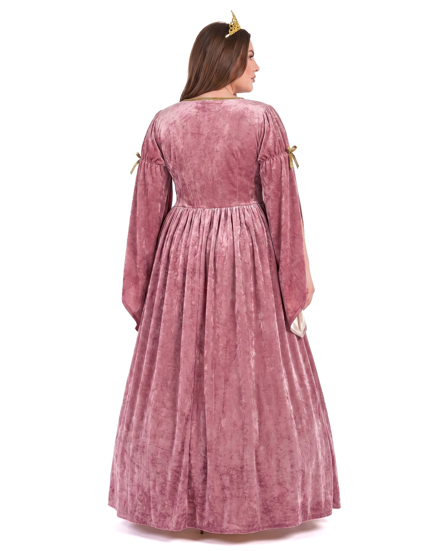 Disfraz de Princesa Medieval Rosa y Blanco Grande Mujer