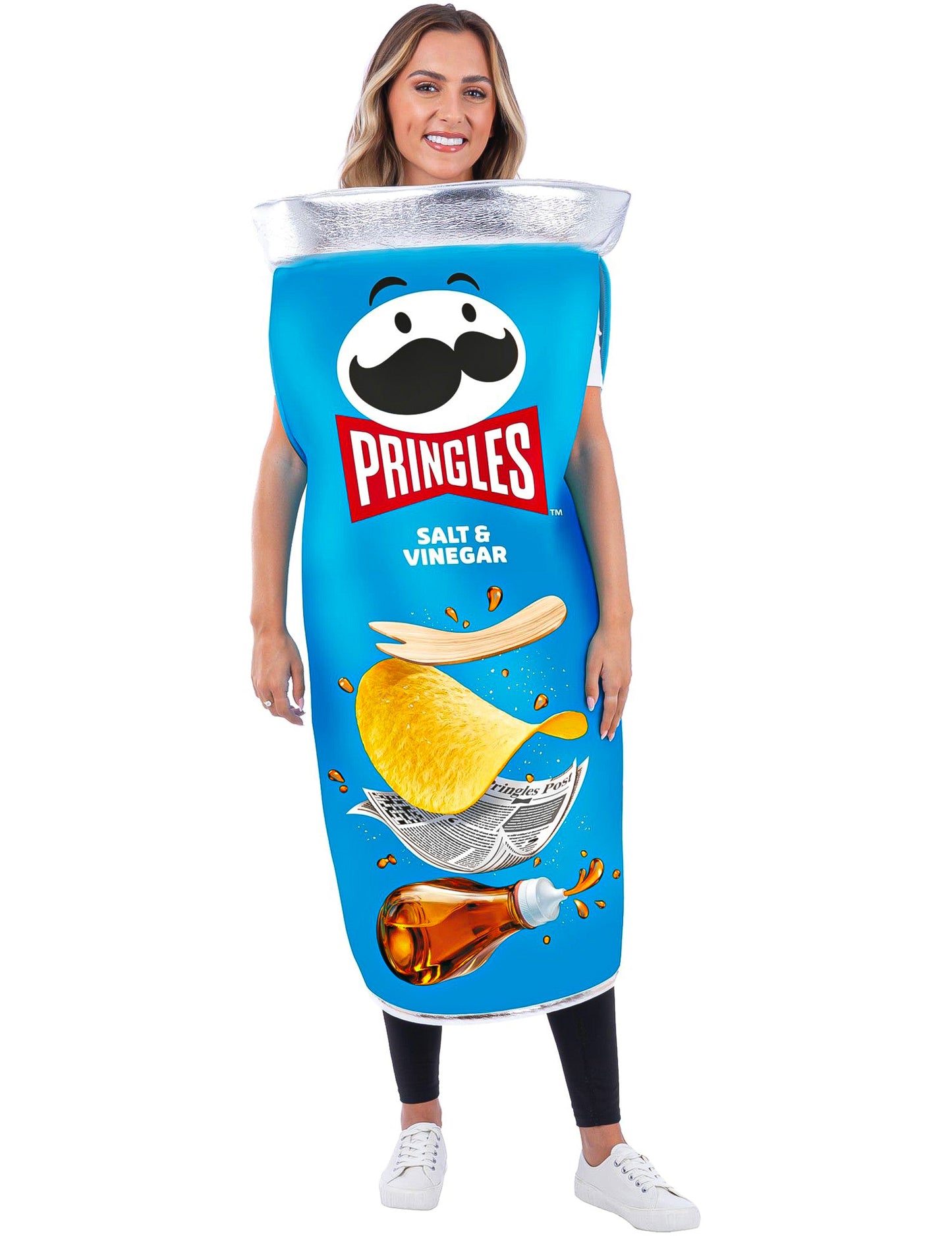 Disfraz de Pringles® Sal y Vinagre para adulto