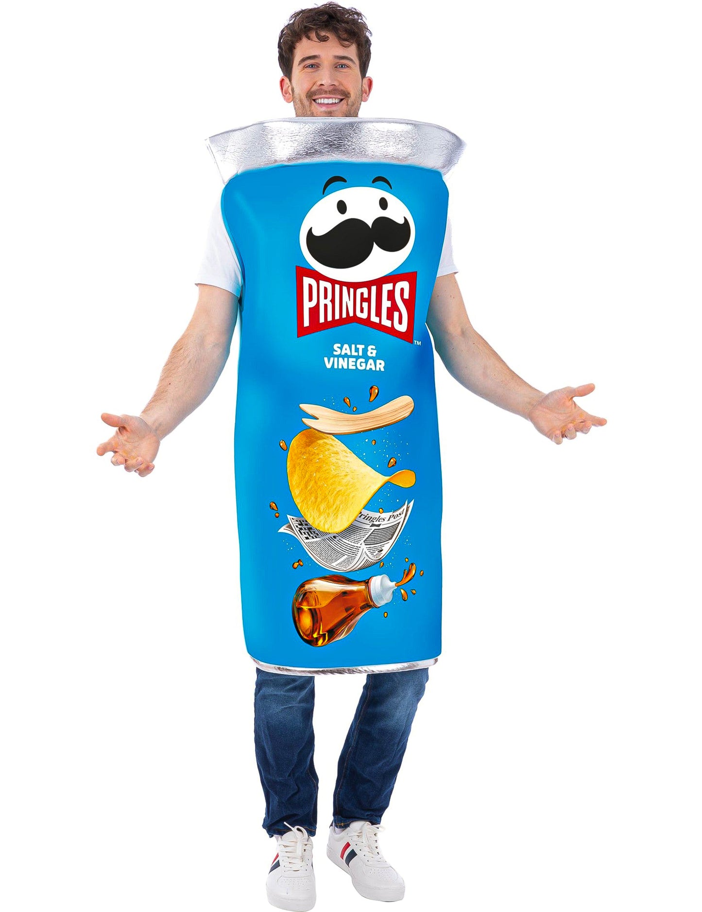 Disfraz de Pringles® Sal y Vinagre para adulto