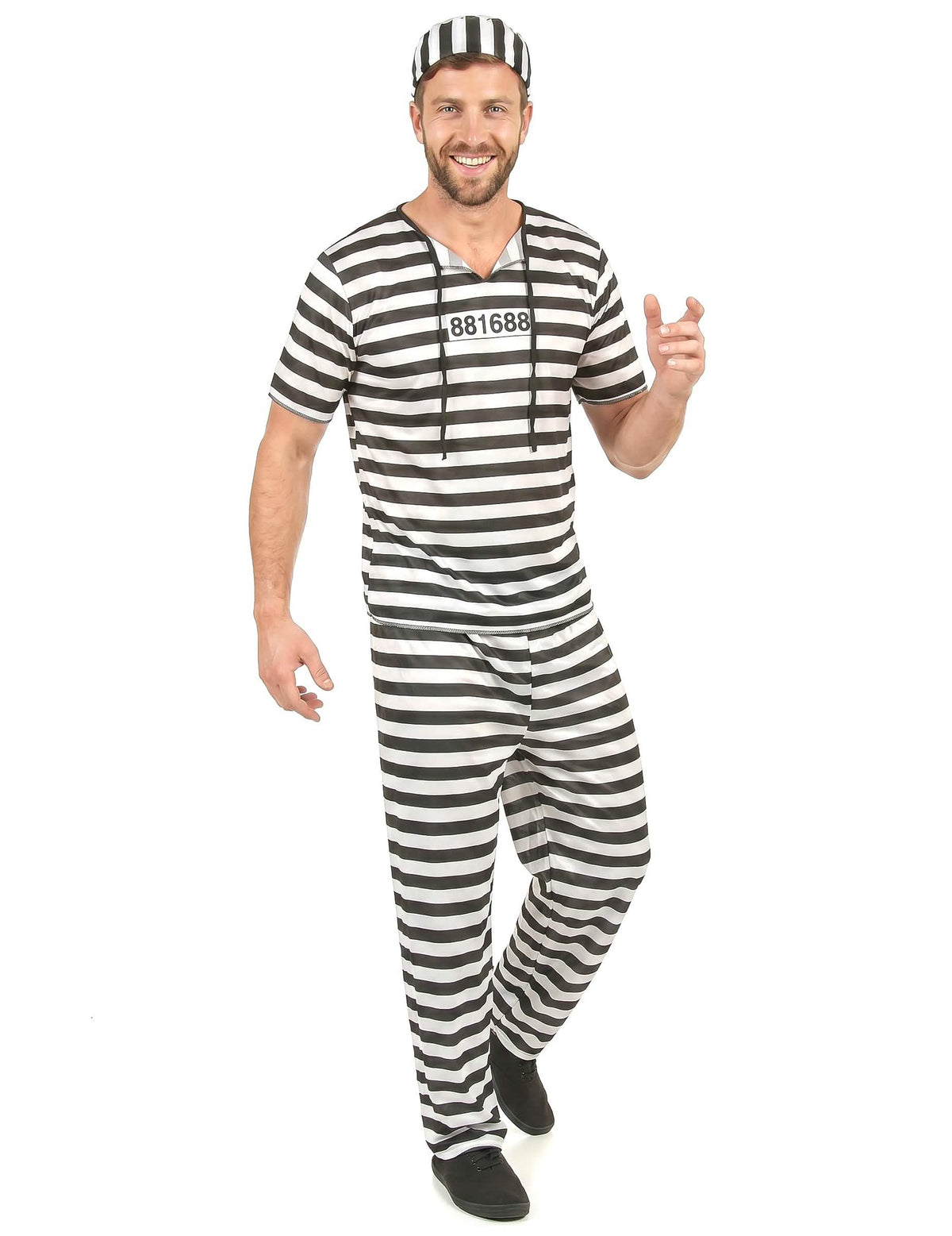 Disfraz de preso para hombre