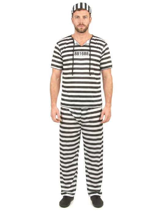 Disfraz de preso para hombre