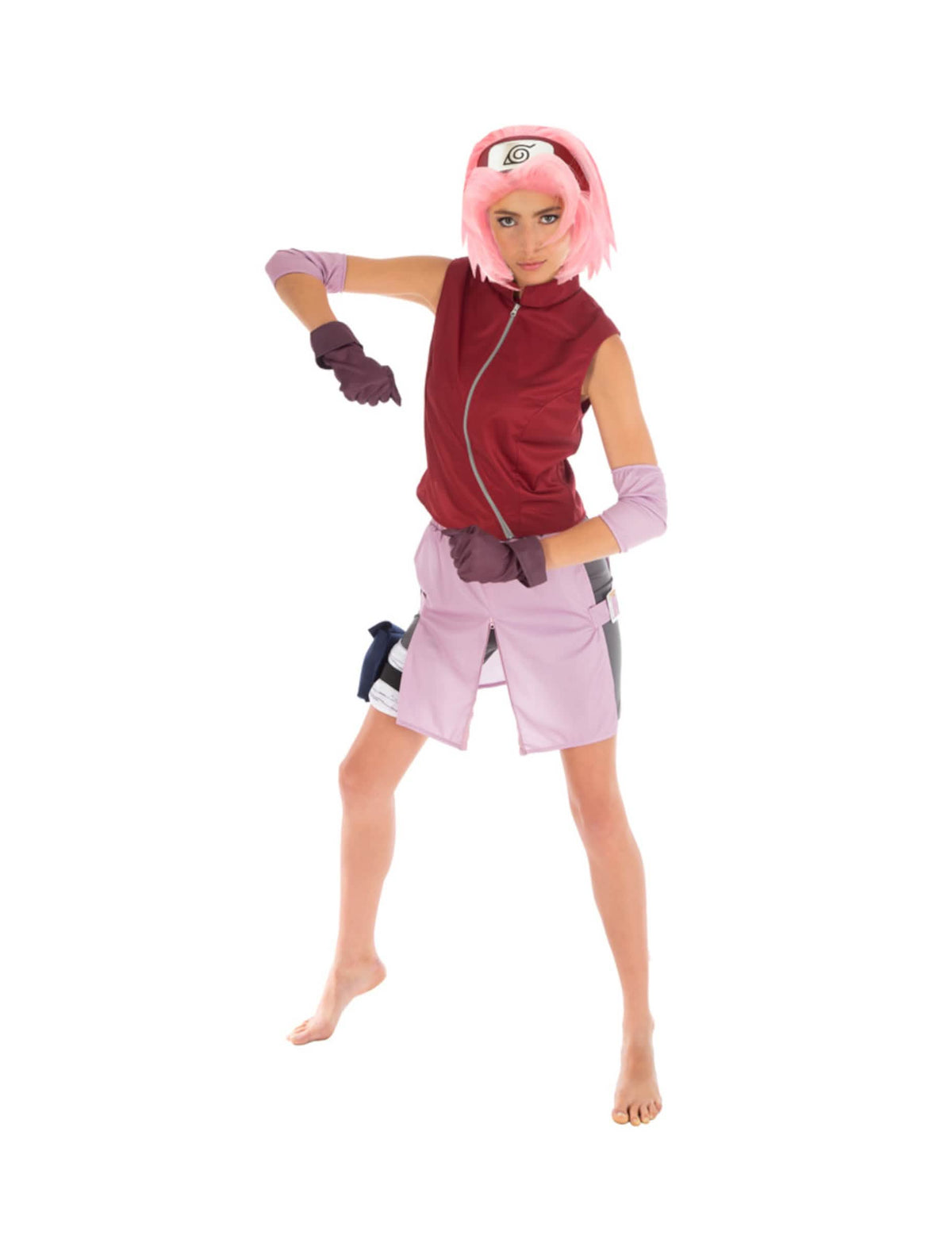 Disfraz de Sakura Haruno Naruto™ para mujer rojo y rosa