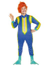 Déguisement Sams™ pour enfant bleu et jaune avec perruque rousse