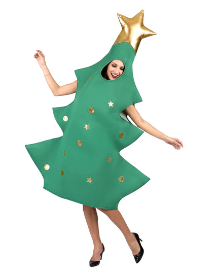 Disfraz árbol de Navidad 3D adulto