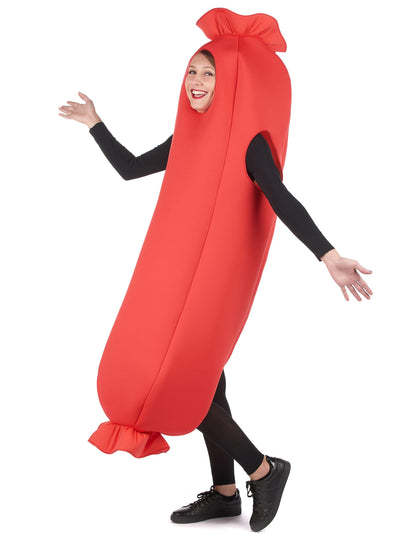 Déguisement de saucisse pour adulte rouge