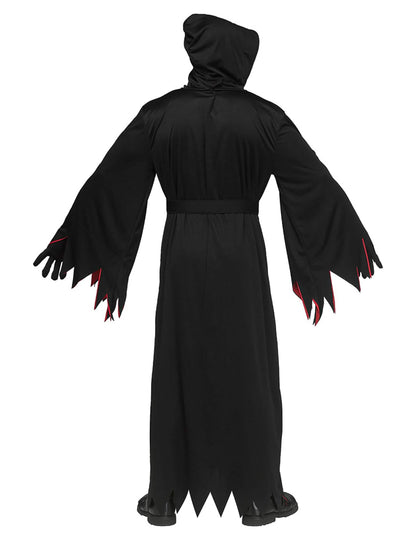Disfraz de Scream™ con máscara negra y roja para adulto