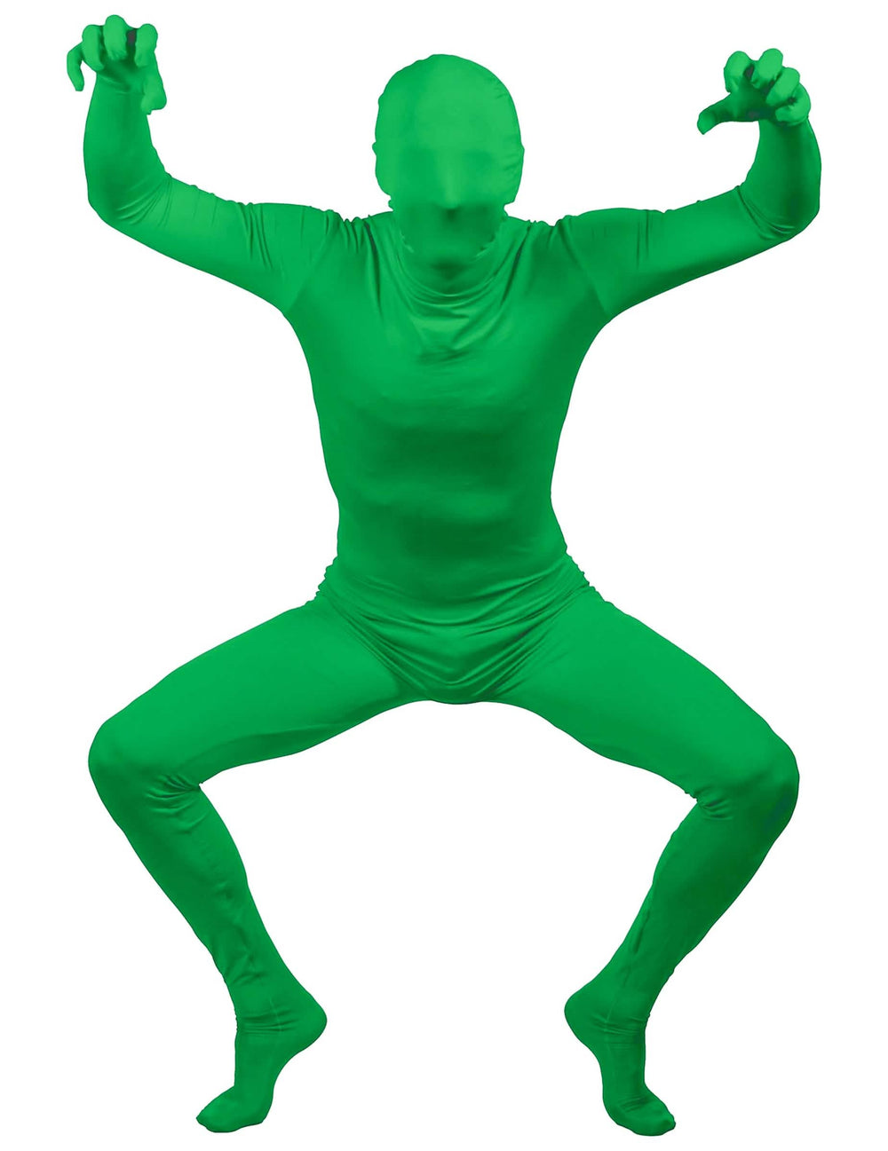 Disfraz segunda piel para adulto verde