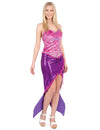 Disfraz de sirena rosa mujer