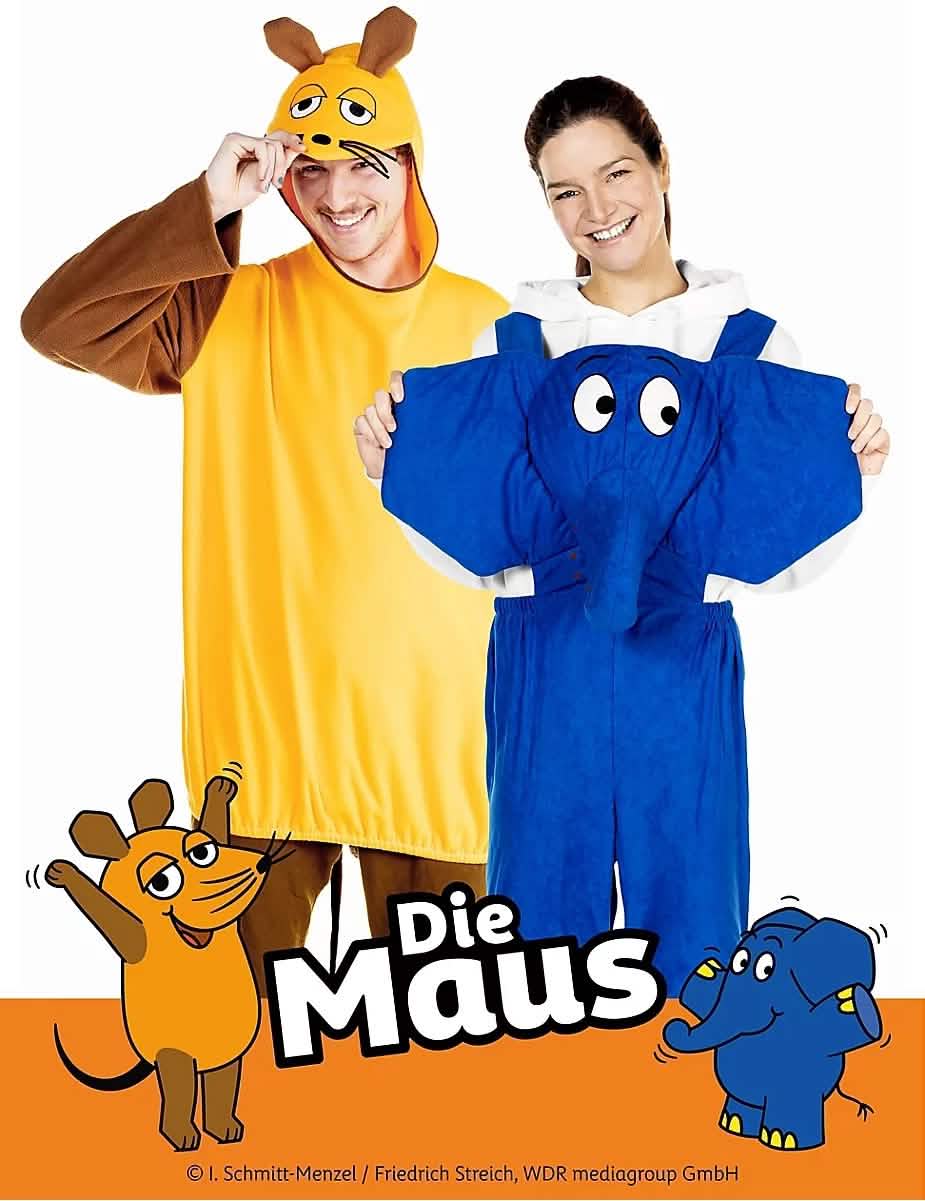 Disfraz de ratón Die Maus para adulto