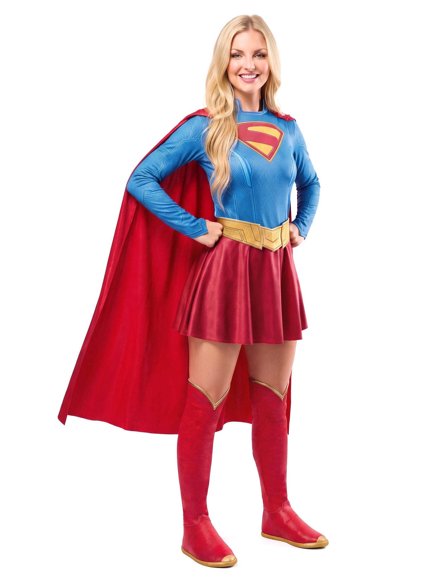 Disfraz de Supergirl de lujo para mujer