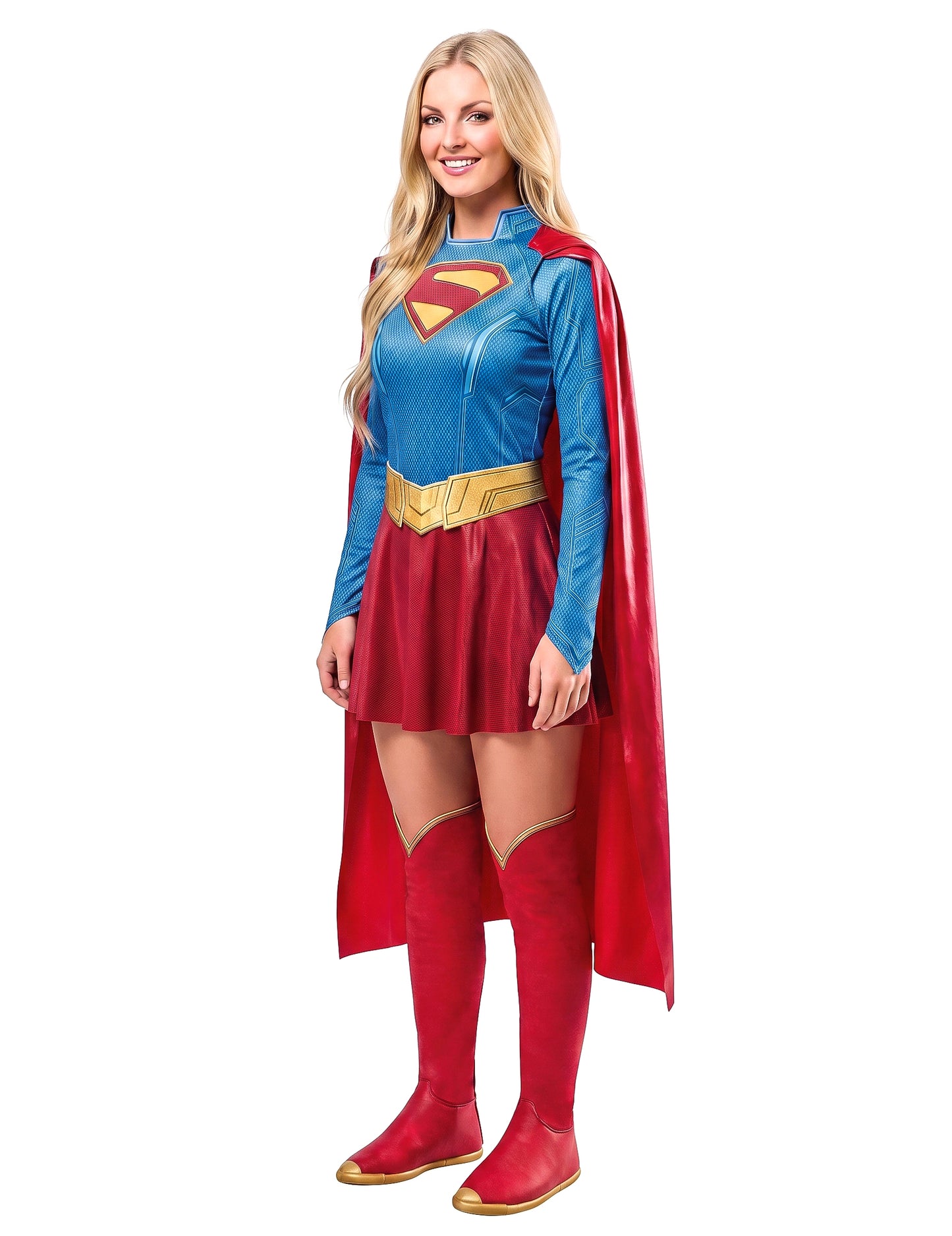 Disfraz de Supergirl de lujo para mujer