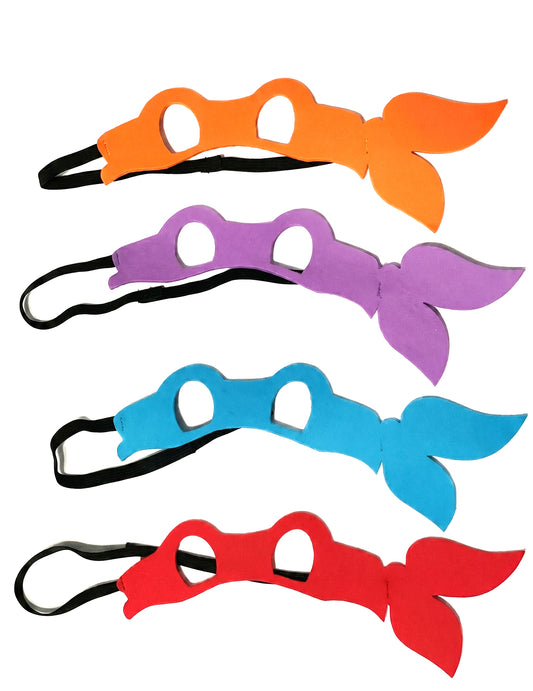 Disfraz Tortugas Ninja™ con 4 máscaras - mujer