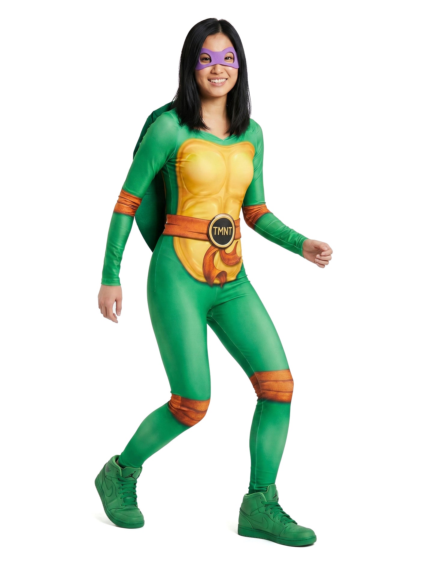 Disfraz Tortugas Ninja™ con 4 máscaras - mujer