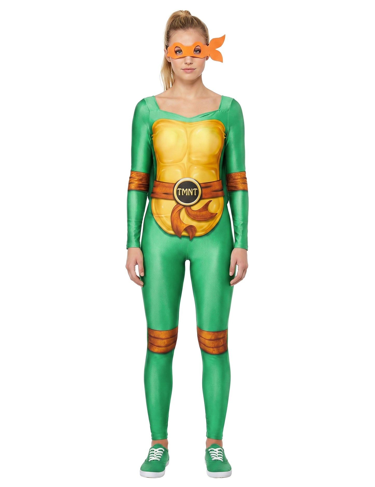 Disfraz Tortugas Ninja™ con 4 máscaras - mujer