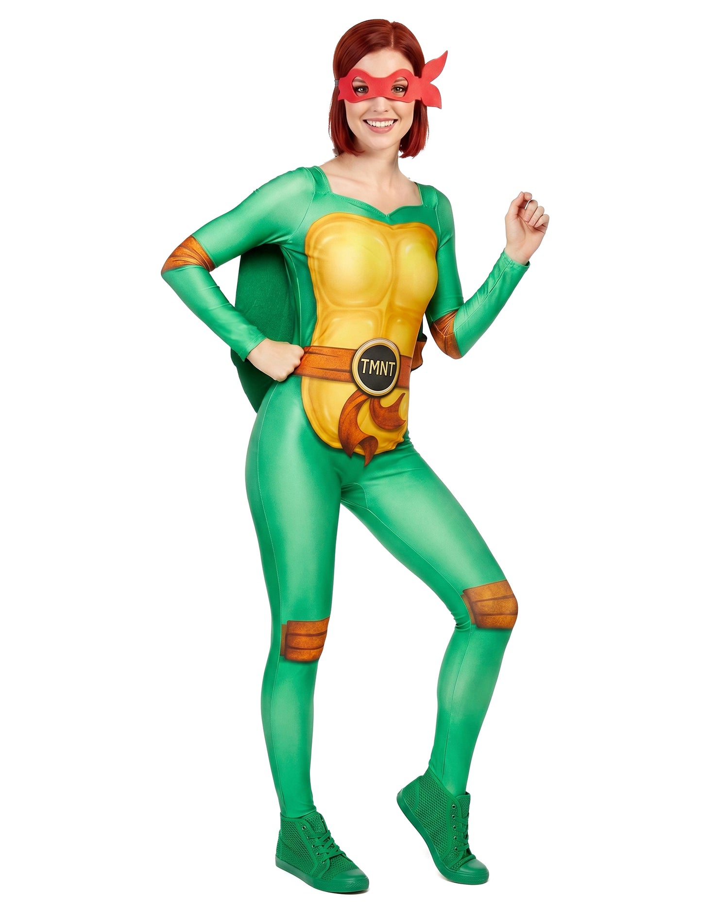 Disfraz Tortugas Ninja™ con 4 máscaras - mujer