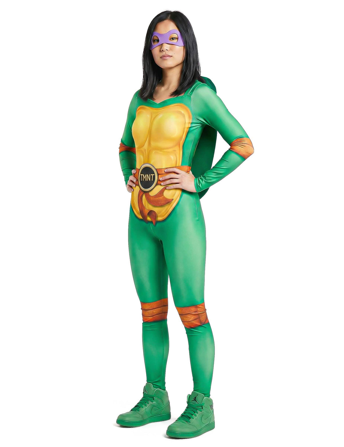 Disfraz Tortugas Ninja™ con 4 máscaras - mujer 
