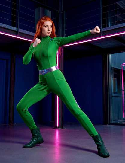 Disfraz Totally Spies™ verde Sam para mujer