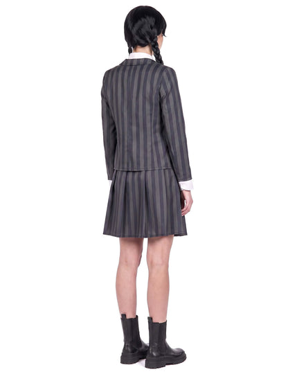 Disfraz de uniforme escolar gótico para mujer