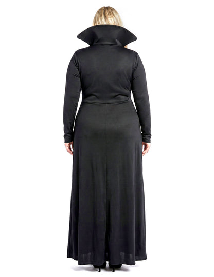 Disfraz de vampira elegante talla grande para mujer