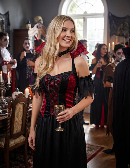 Disfraz de vampiresa para mujer Halloween
