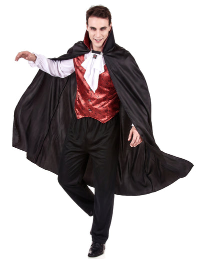 Disfraz de vampiro para hombre para Halloween