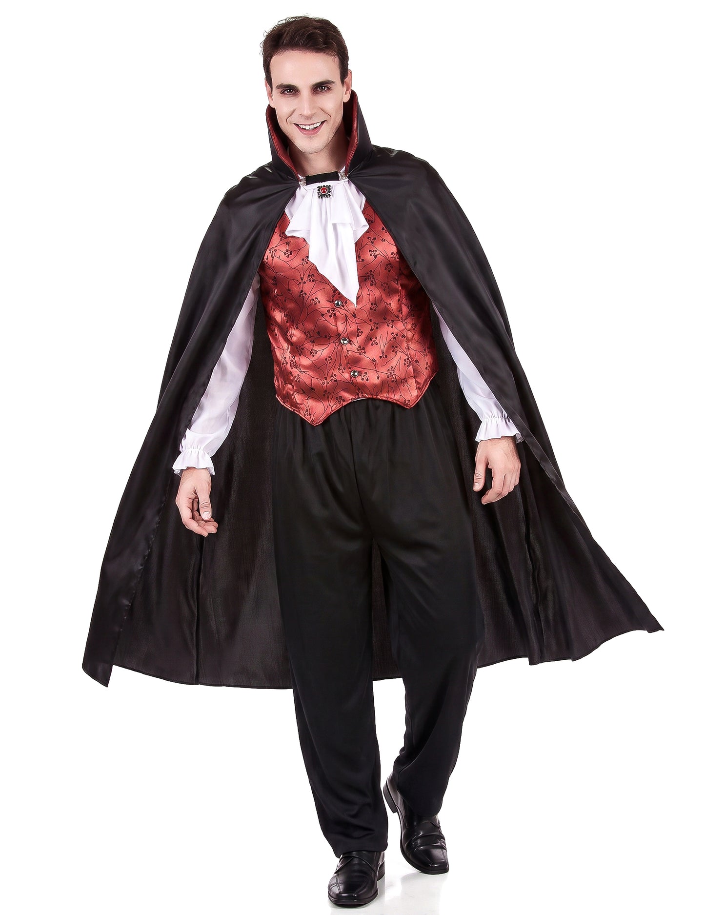 Disfraz de vampiro para hombre para Halloween