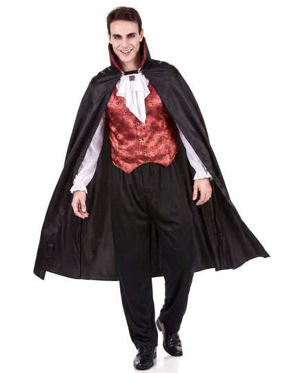 Disfraz de vampiro para hombre para Halloween