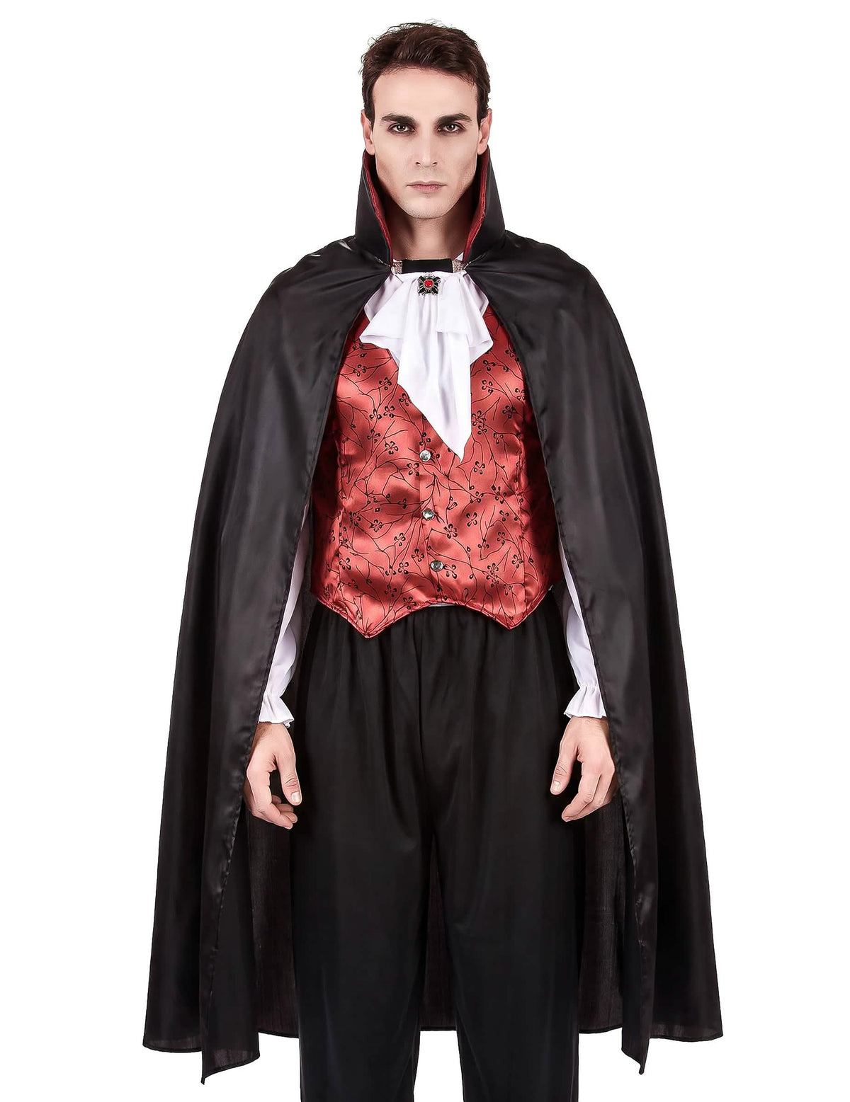 Disfraz de vampiro para hombre para Halloween