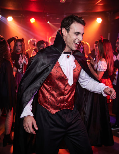 Disfraz de vampiro para hombre para Halloween