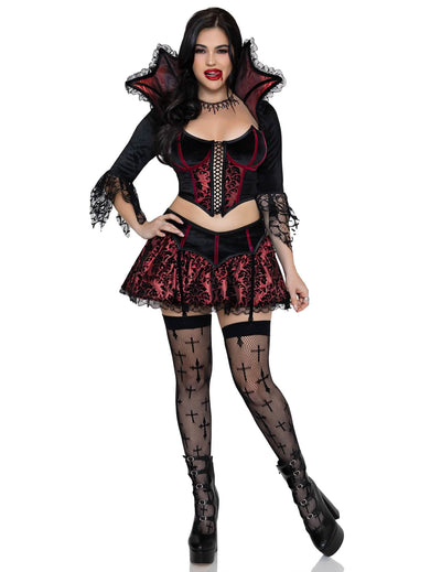 Disfraz de vampiresa sexy barroca para mujer