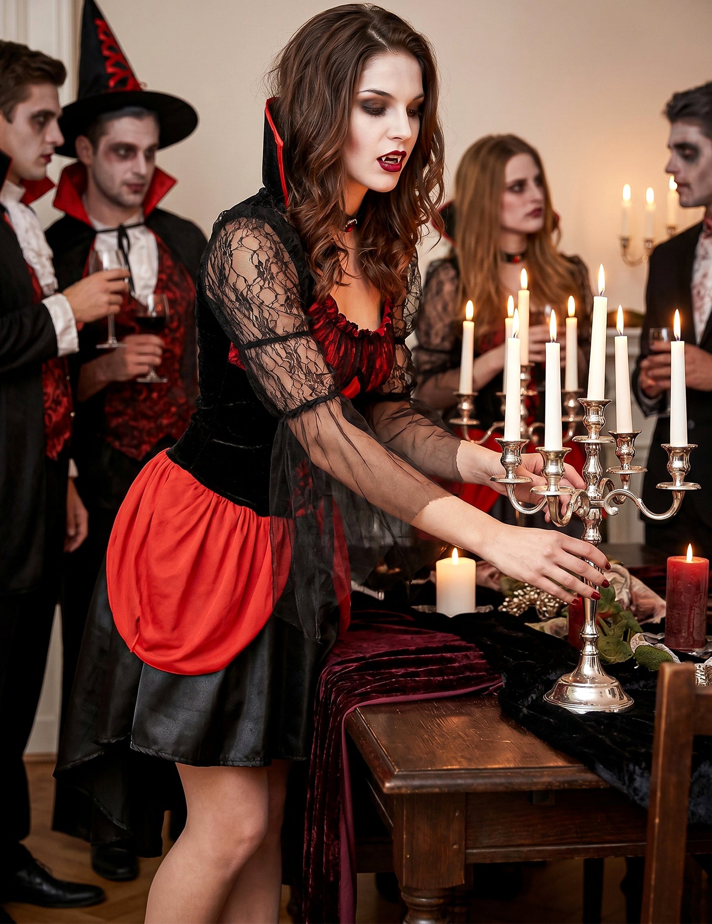 Disfraz vampiro sexy mujer