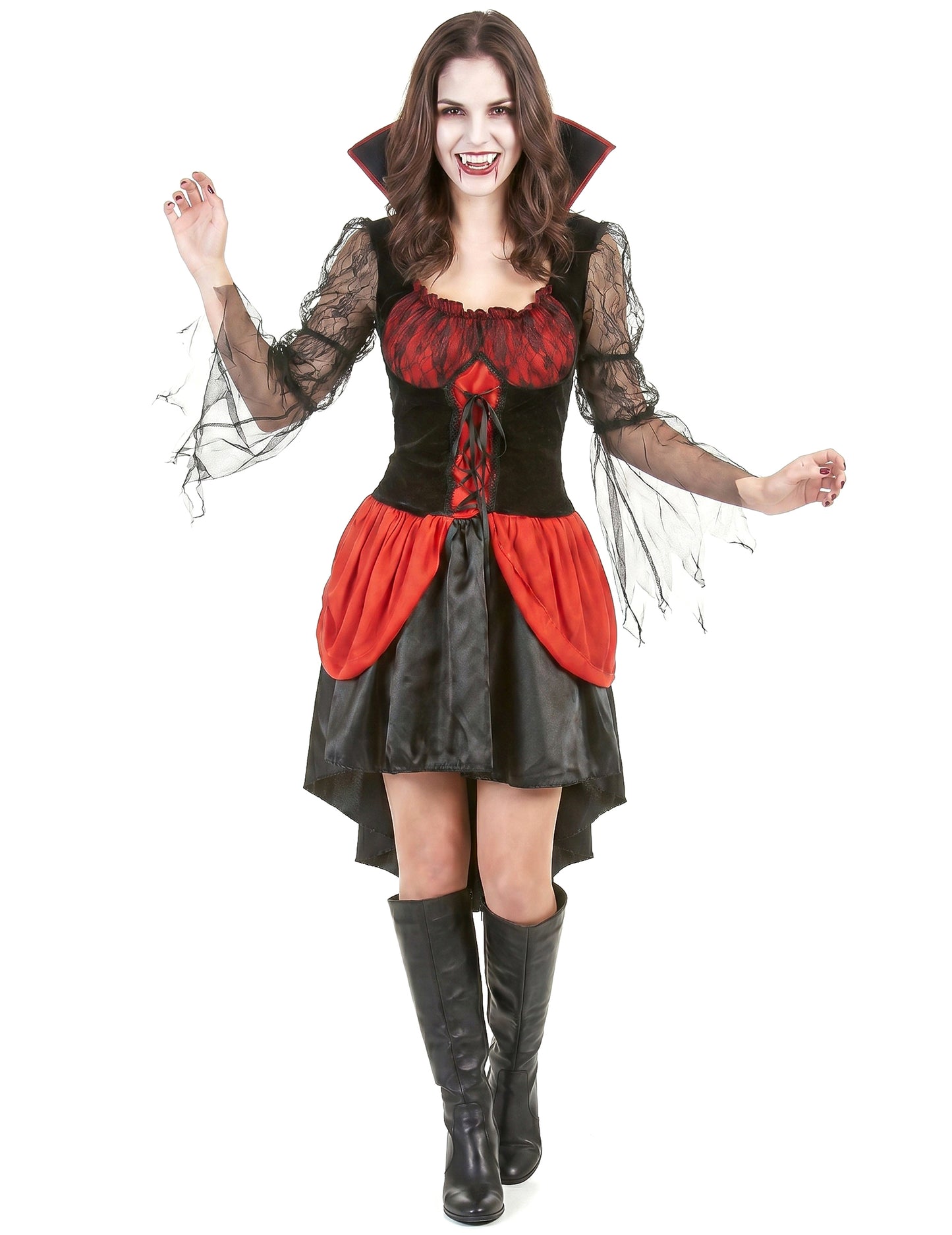 Déguisement Vampire Sexy rouge Femme
