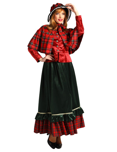 Disfraz victoriano de Navidad Charles Dickens para mujer