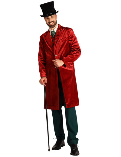 Disfraz victoriano de Navidad Charles Dickens para hombre