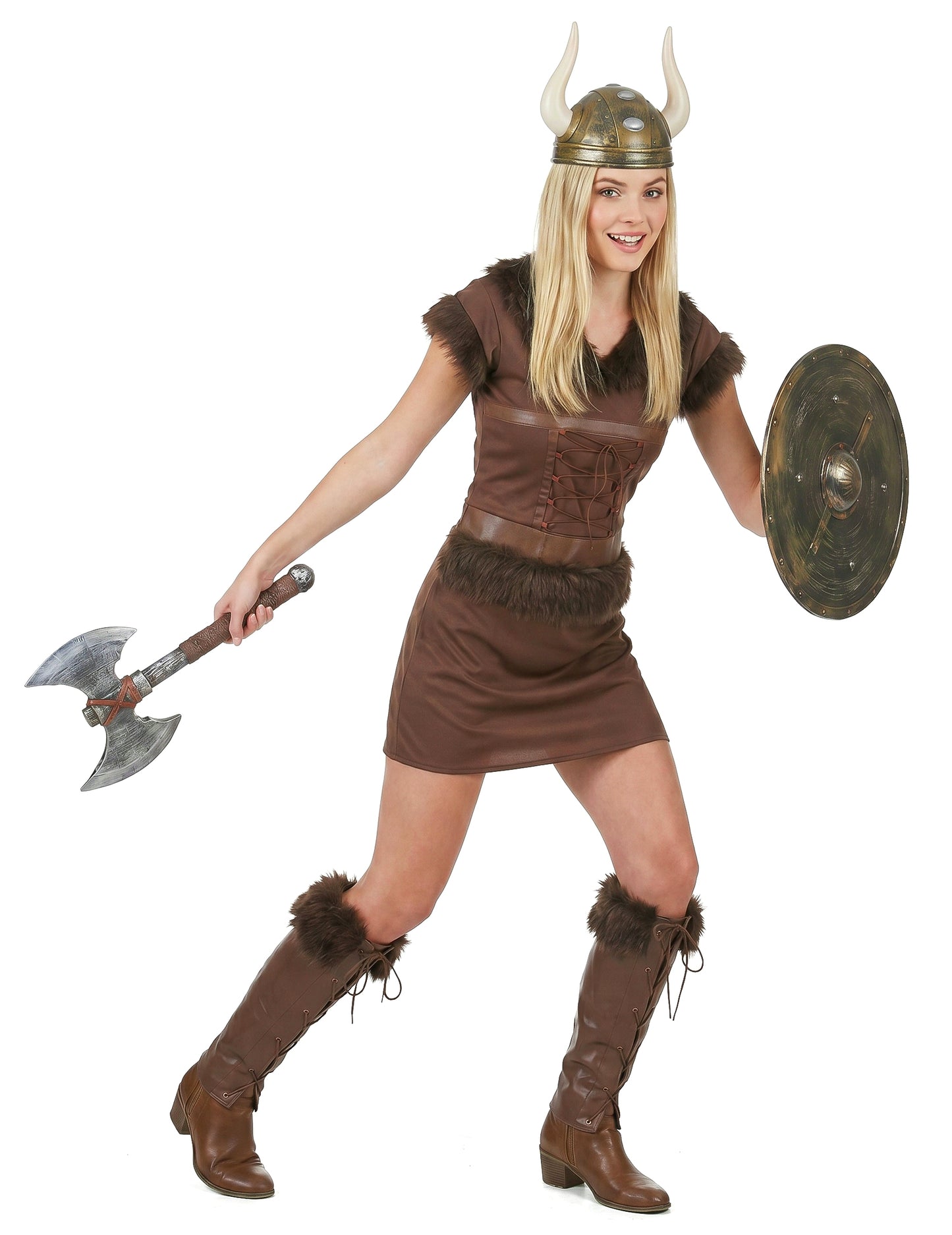 Disfraz vikinga sexy mujer