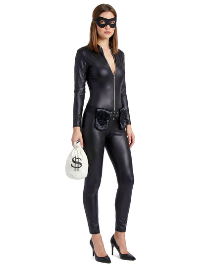 Disfraz de ladrona enmascarada sexy mujer