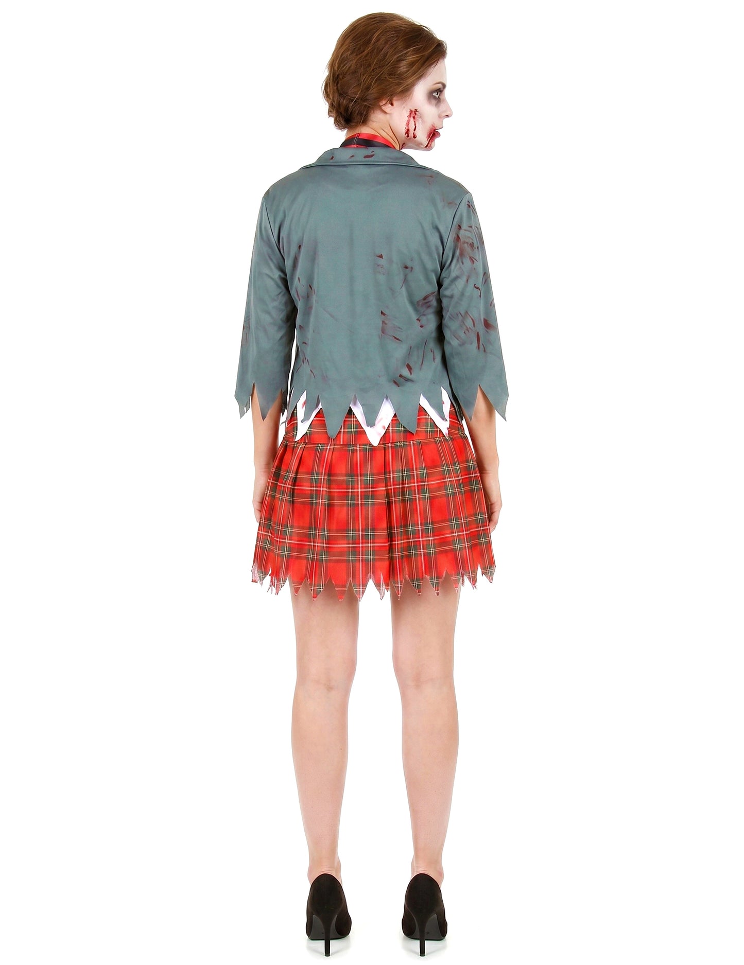 Disfraz de zombie colegiala mujer Halloween