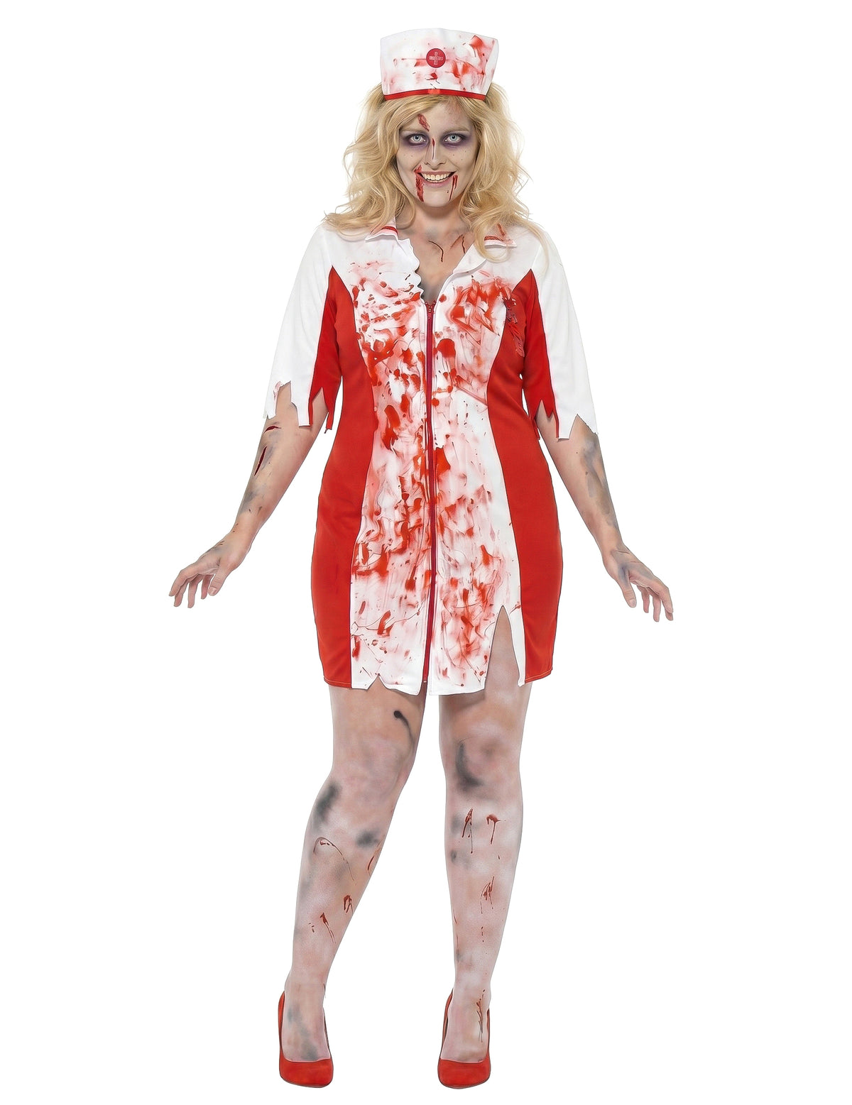 Disfraz zombie enfermera mujer Halloween