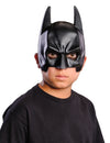 Demi masque PVC Batman pour enfant noir