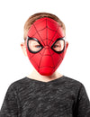 Demi-masque Spiderman pour enfant rouge et noir
