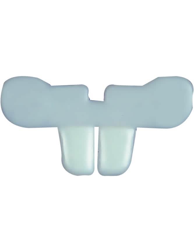 Dentadura de conejo para adulto blanco