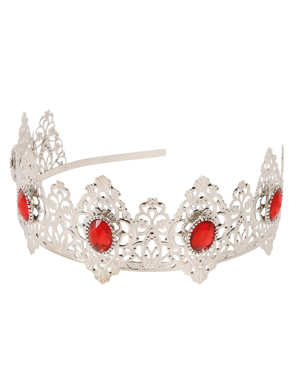 Vista de perfil de la diadema de princesa para adulto