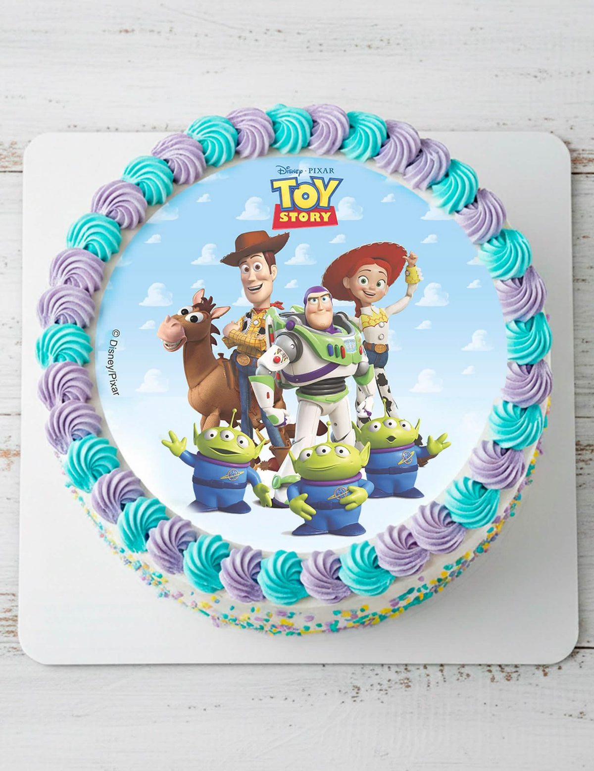 Disco de oblea para tarta Toy Story™ 20 cm