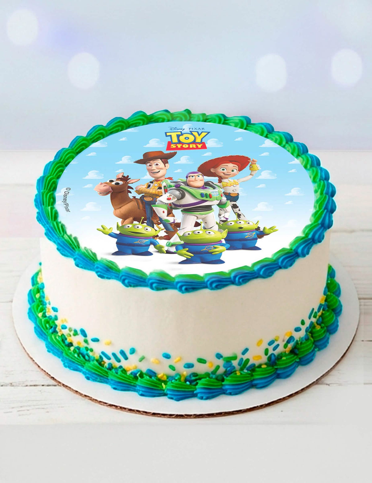 Disco de oblea para tarta Toy Story™ 20 cm