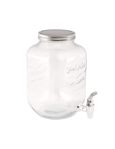 Dispensador de bebidas de vidrio 4L